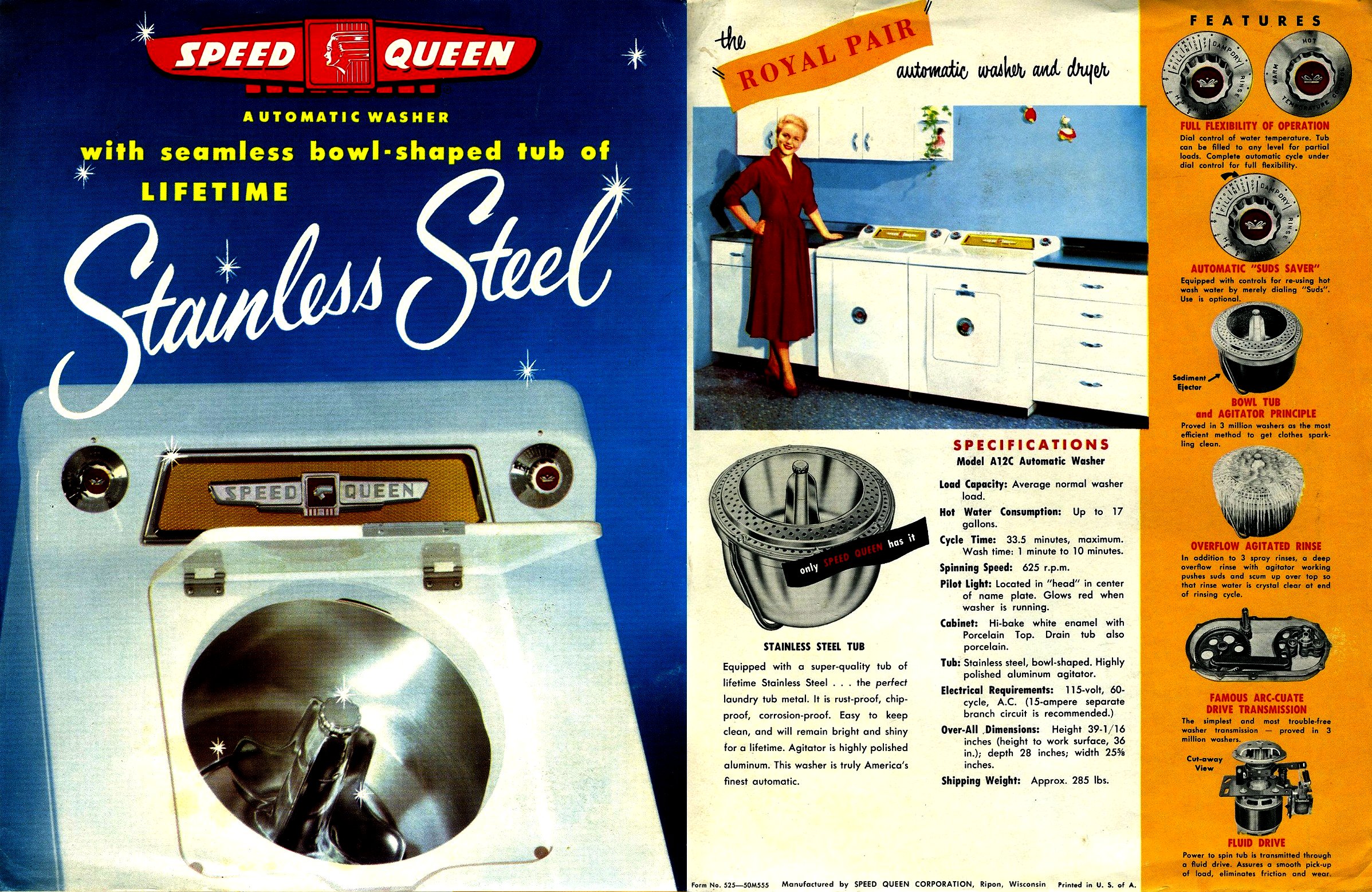 Old Speed Old Speed Queen ad | Automatic Washer - The world's coolest Washing ...