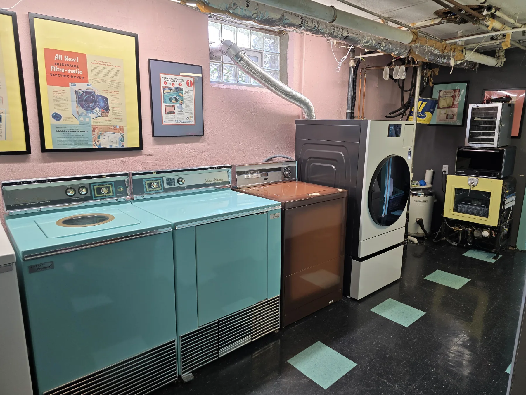 Laundry Machine Washing Notes Lately used pair of Maytag LSE 1000 stack washer dryers | Automatic ...