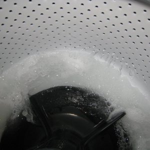 See the suds water return on the side perfs. | Automatic Washer - The ...