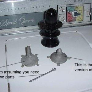 1955 Pulsamatic Agitator Column Parts | Automatic Washer - The world's ...
